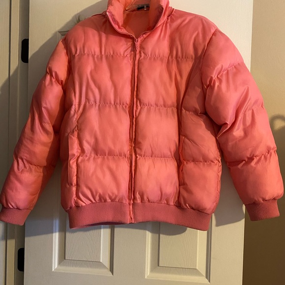 Totes womens pink puffer coat. - Picture 4 of 5
